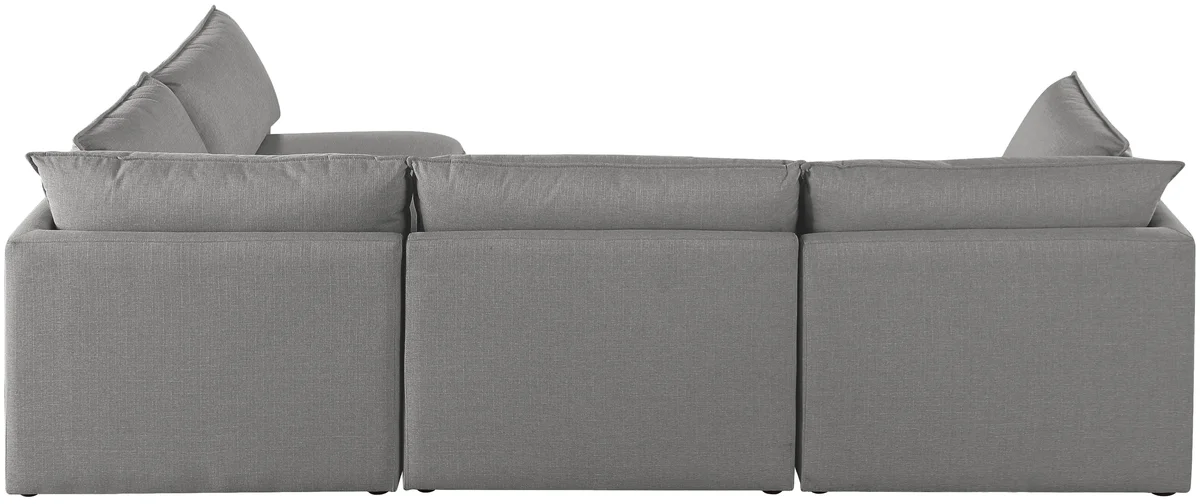 Mackenzie - 4 Piece Modular Sectional - Gray