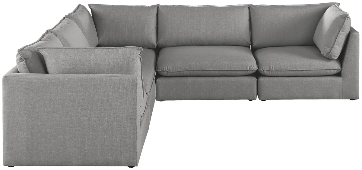 Mackenzie - 5 Piece Modular Corner Sectional - Gray