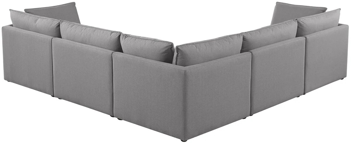 Mackenzie - 5 Piece Modular Corner Sectional - Gray