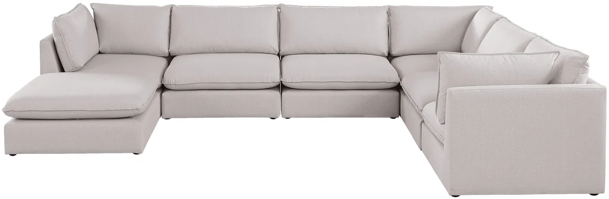 Mackenzie - 7 Piece Modular Sectional - Beige