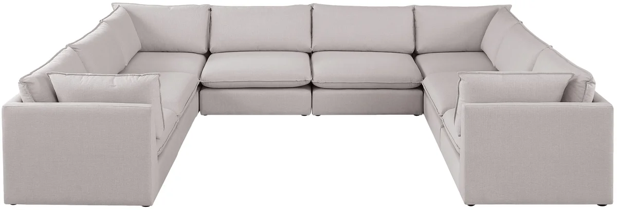 Mackenzie - 8 Piece Modular Sectional - Beige