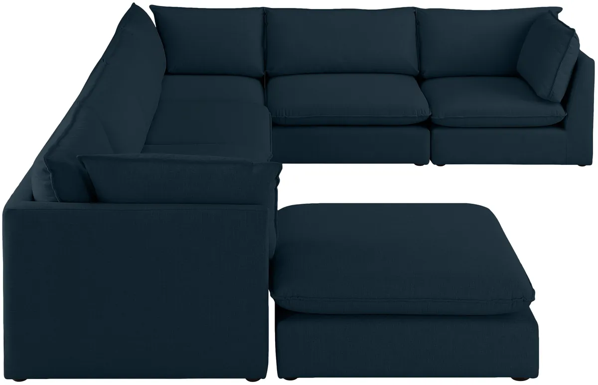 Mackenzie - 7 Piece Modular Sectional - Navy