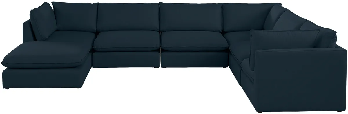 Mackenzie - 7 Piece Modular Sectional - Navy