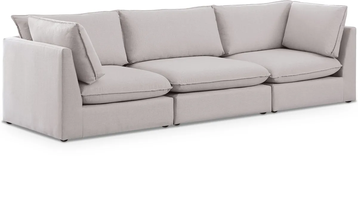 Mackenzie - 3 Seat Modular Sofa - Beige