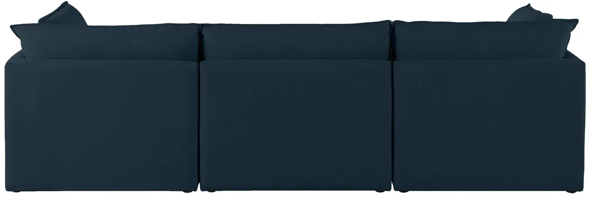 Mackenzie - 3 Seat Modular Sofa - Navy