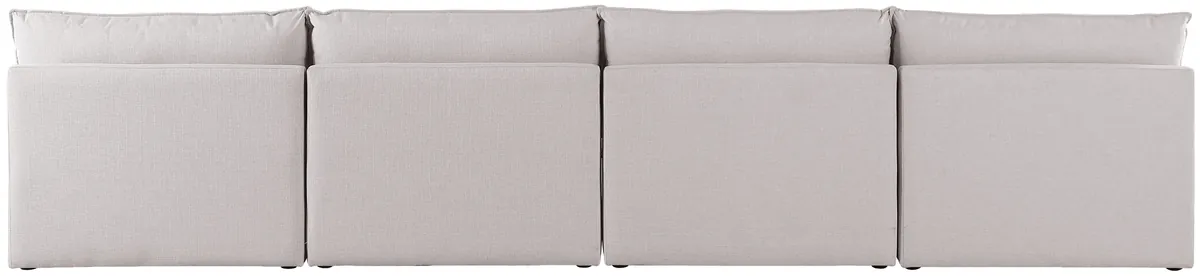 Mackenzie - 4 Seat Modular Armless Sofa - Beige