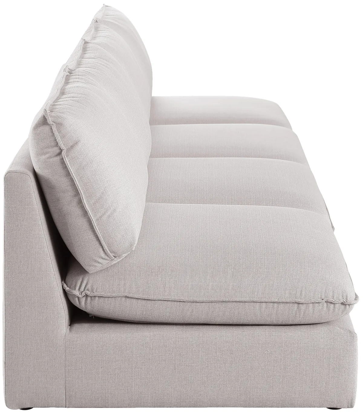 Mackenzie - 4 Seat Modular Armless Sofa - Beige