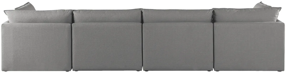 Mackenzie - 4 Seat Modular Sofa - Gray