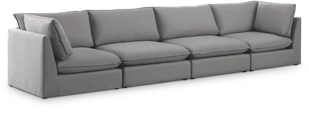 Mackenzie - 4 Seat Modular Sofa - Gray