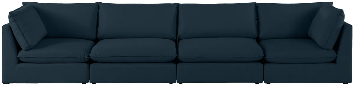 Mackenzie - 4 Seat Modular Sofa - Navy