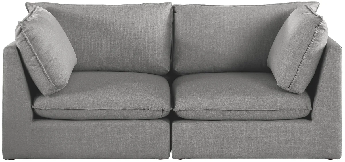 Mackenzie - 2 Seat Modular Sofa - Gray