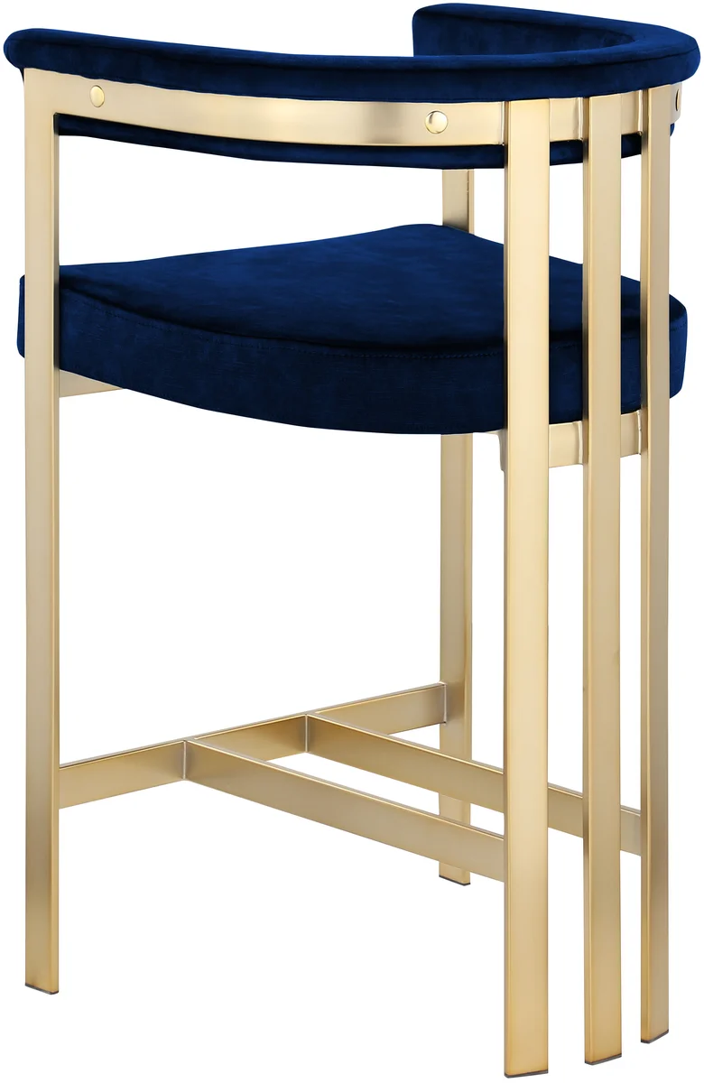 Marcello - Counter Stool - Navy - View 2