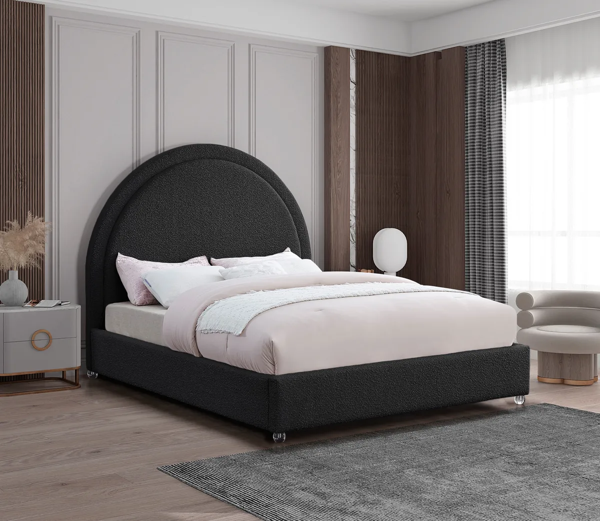 Milo - King Bed - Black - View 2