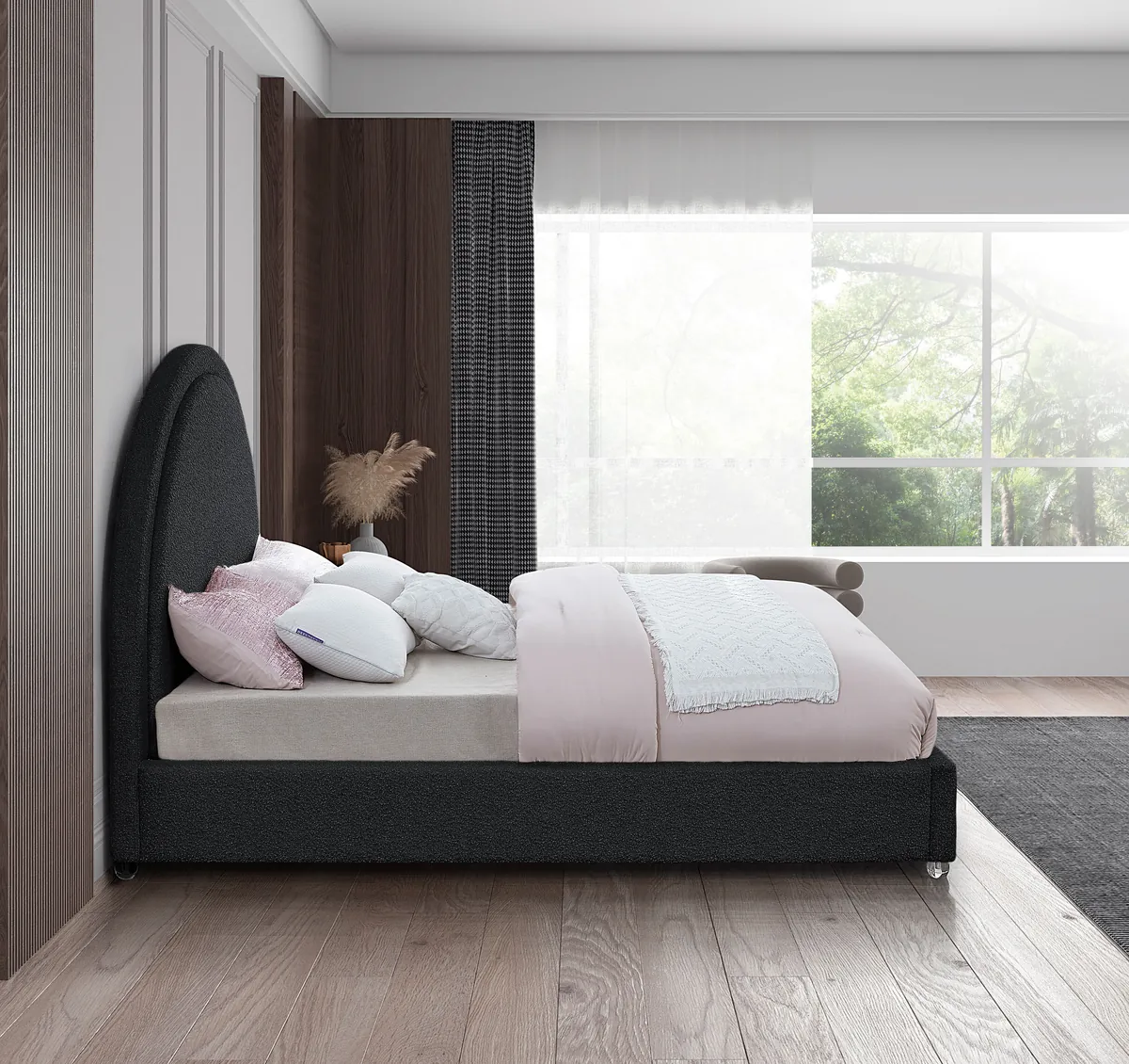 Milo - King Bed - Black