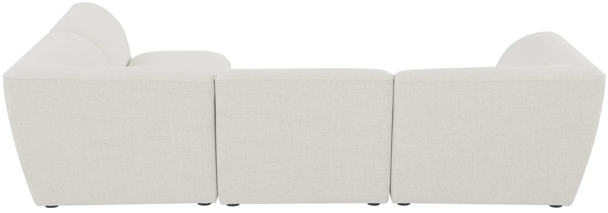Miramar - 4 Piece Modular Corner Sectional - Cream