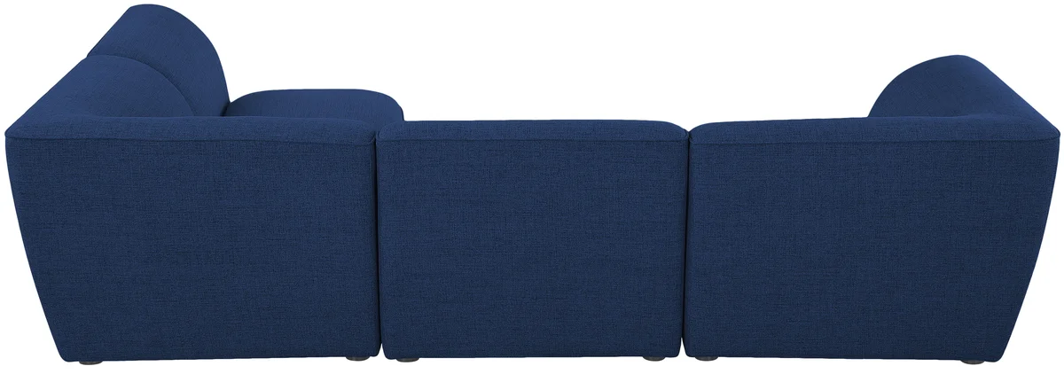 Miramar - 4 Piece Modular Corner Sectional - Navy