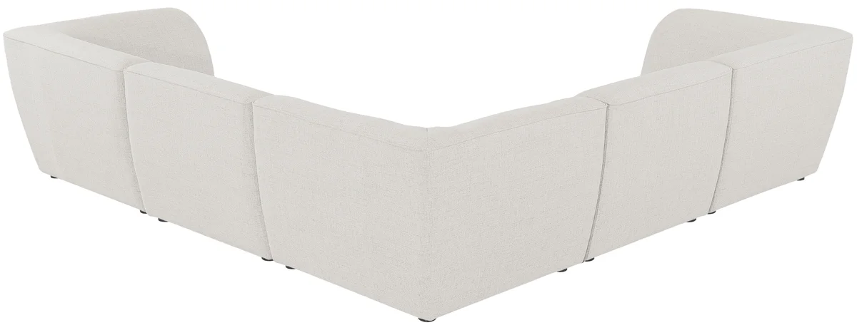 Miramar - 5 Piece Modular Corner Sectional - Cream