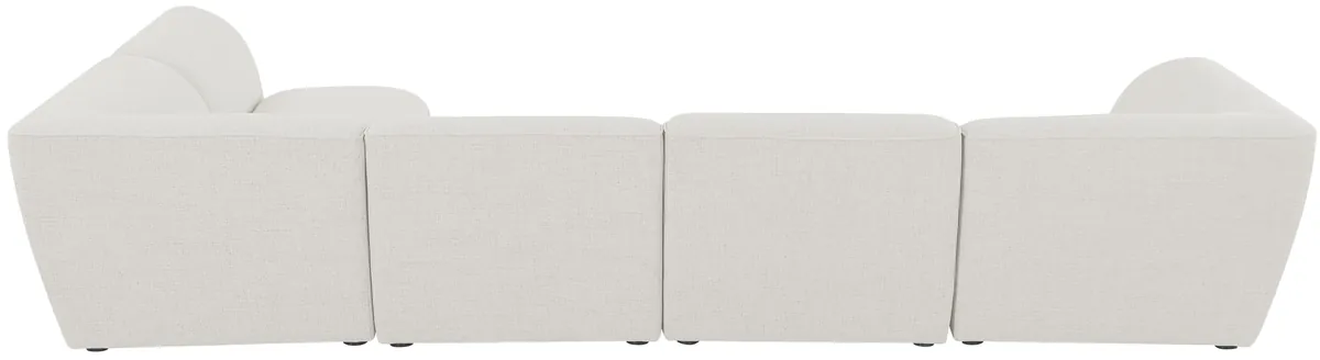 Miramar - 5 Piece Modular Sectional - Cream