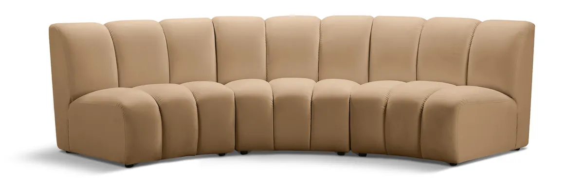 Infinity - 3 Piece Modular Sectional - Camel