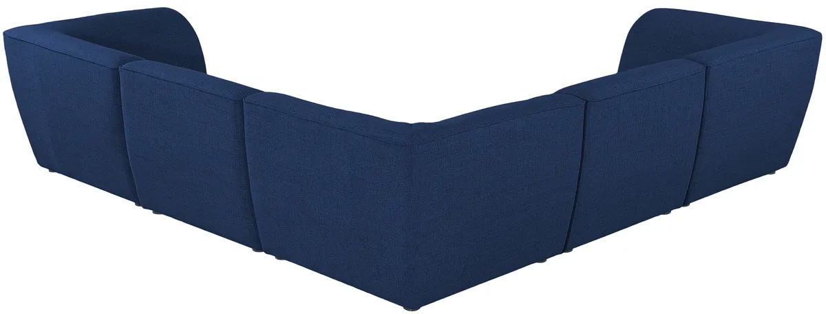 Miramar - 5 Piece Modular Croner Sectional - Navy