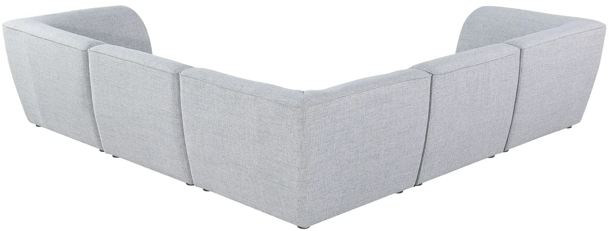 Miramar - 5 Piece Modular Corner Sectional - Gray