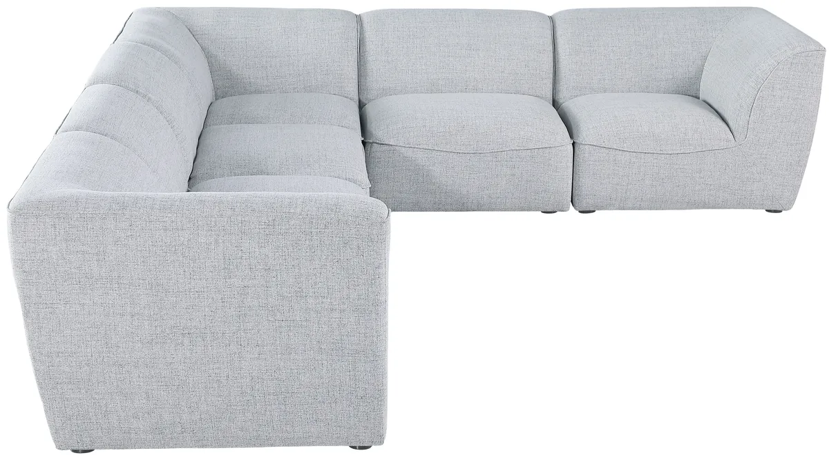 Miramar - 6 Piece Modular Corner Sectional - Gray
