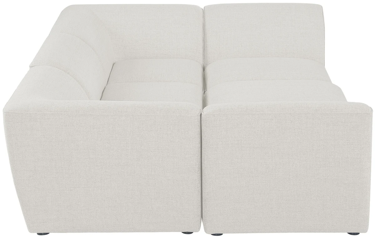 Miramar - 6 Piece Modular Sectional - Cream