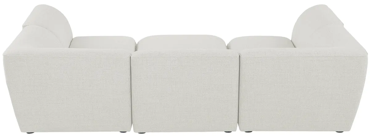 Miramar - 6 Piece Modular Sectional - Cream