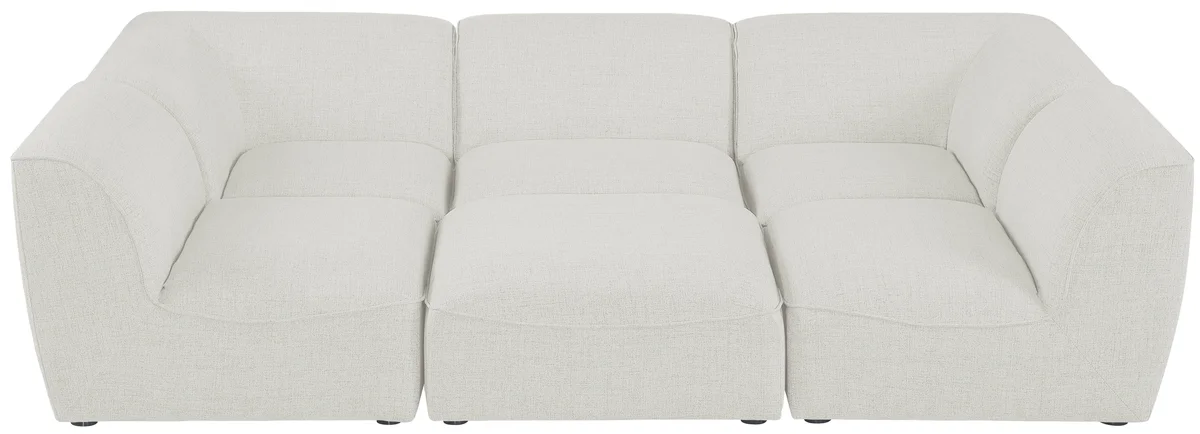 Miramar - 6 Piece Modular Sectional - Cream