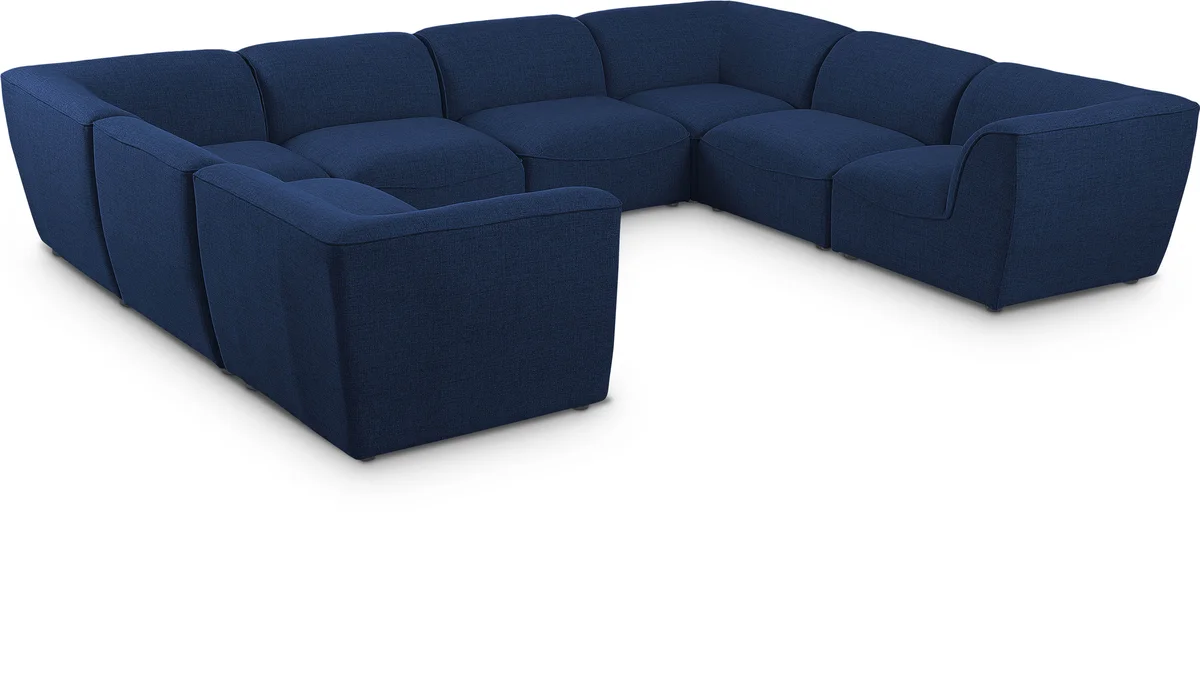 Miramar - 8 Piece Modular Sectional - Navy