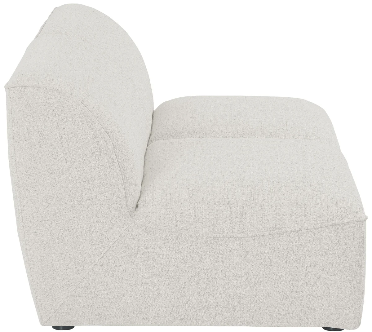 Miramar - 2 Seat Armless Modular Sofa - Cream