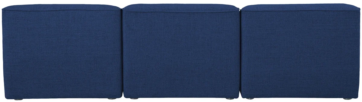 Miramar - 3 Seat Armless Modular Sofa - Navy