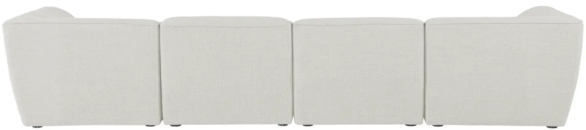 Miramar - 4 Seat Modular Sofa - Cream