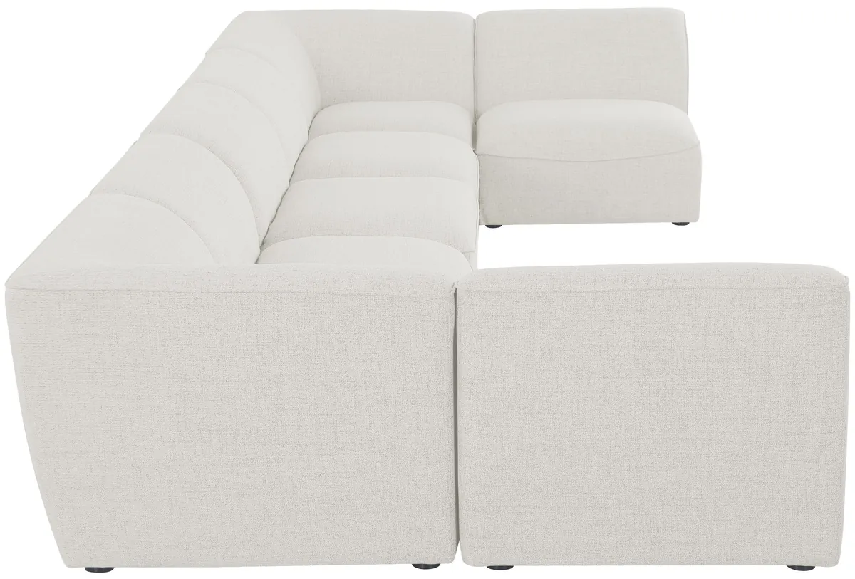 Miramar - 7 Piece Modular U-Shaped Sectional - Cream
