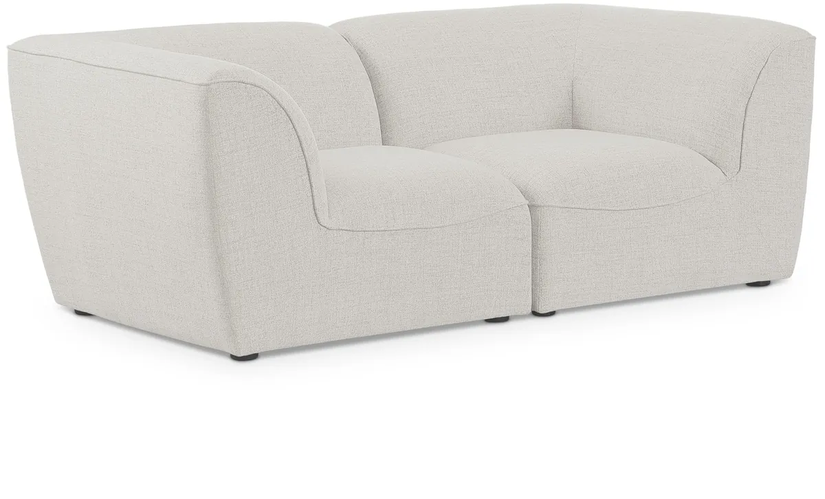 Miramar - 2 Seat Modular Sofa - Cream