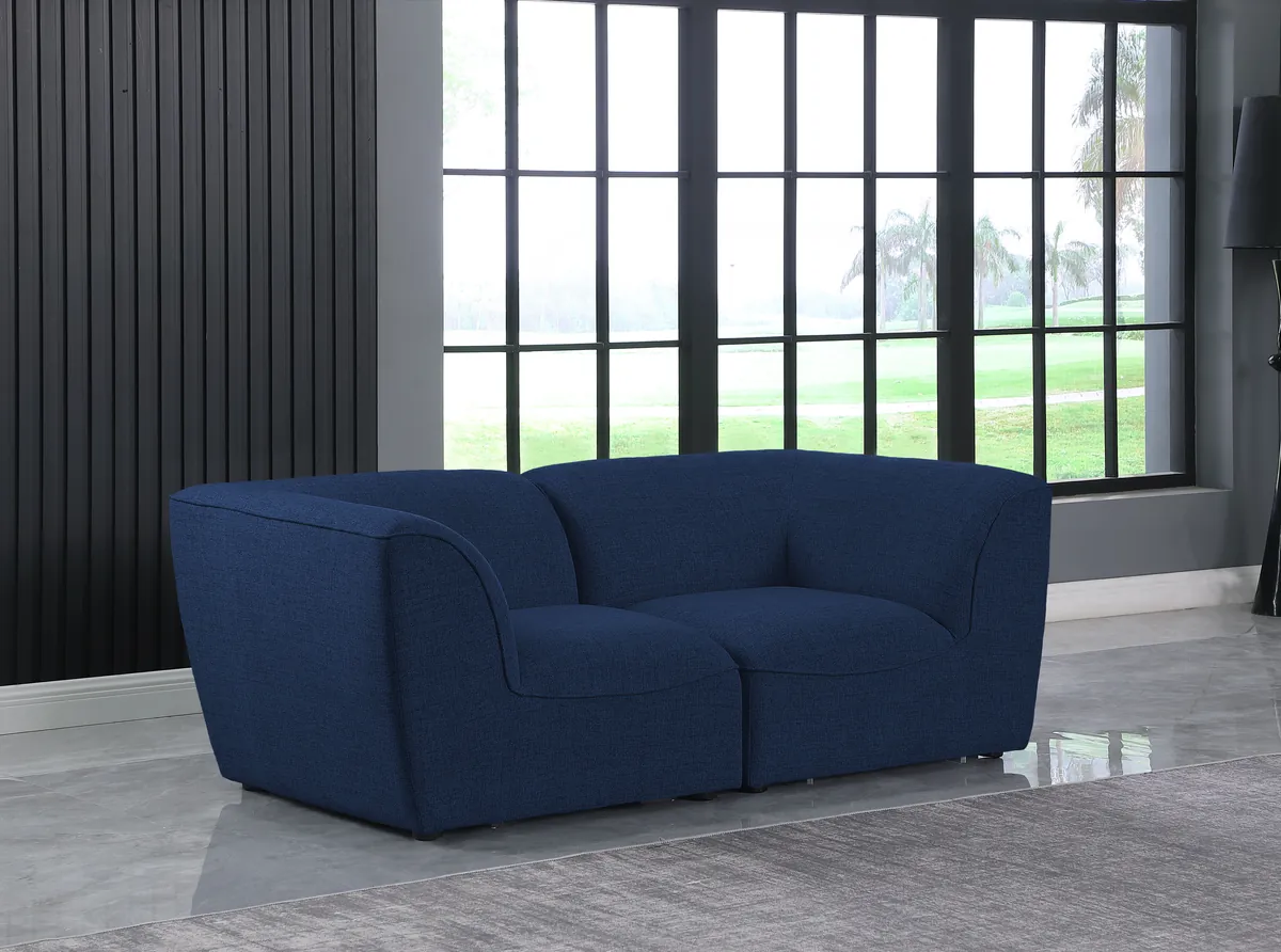 Miramar - 2 Seat Modular Sofa - Navy