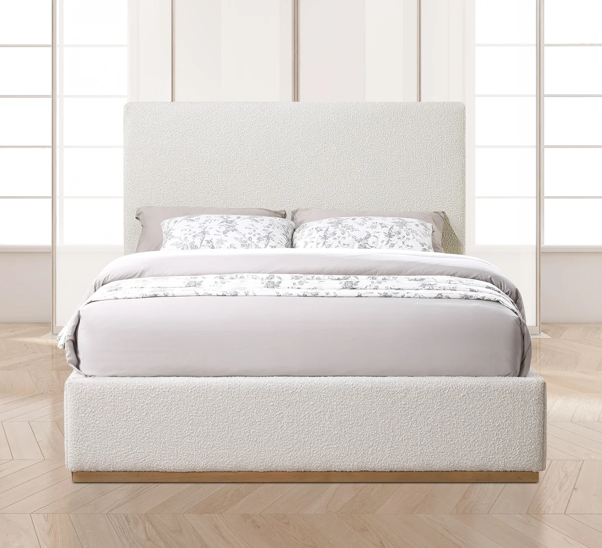 Monaco - King Bed - Cream