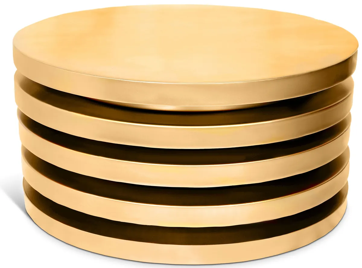 Levels - Coffee Table - Gold