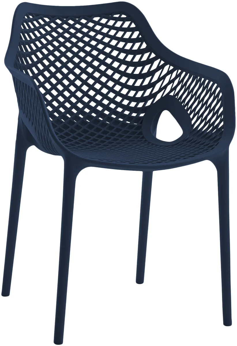 Mykonos - Outdoor Patio Dining Chair (Set of 4) - Navy