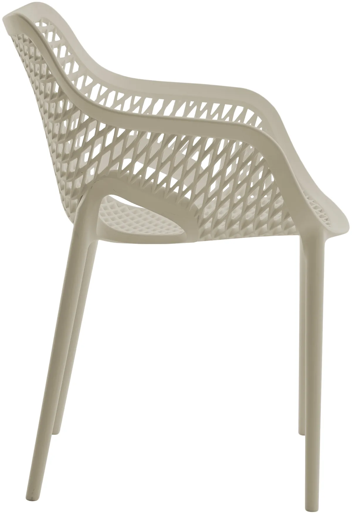 Mykonos - Outdoor Patio Dining Chair (Set of 4) - Taupe