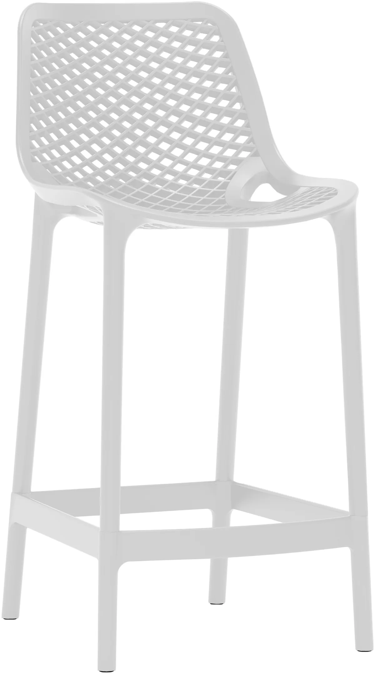 Mykonos - Outdoor Patio Stool (Set of 4) - White