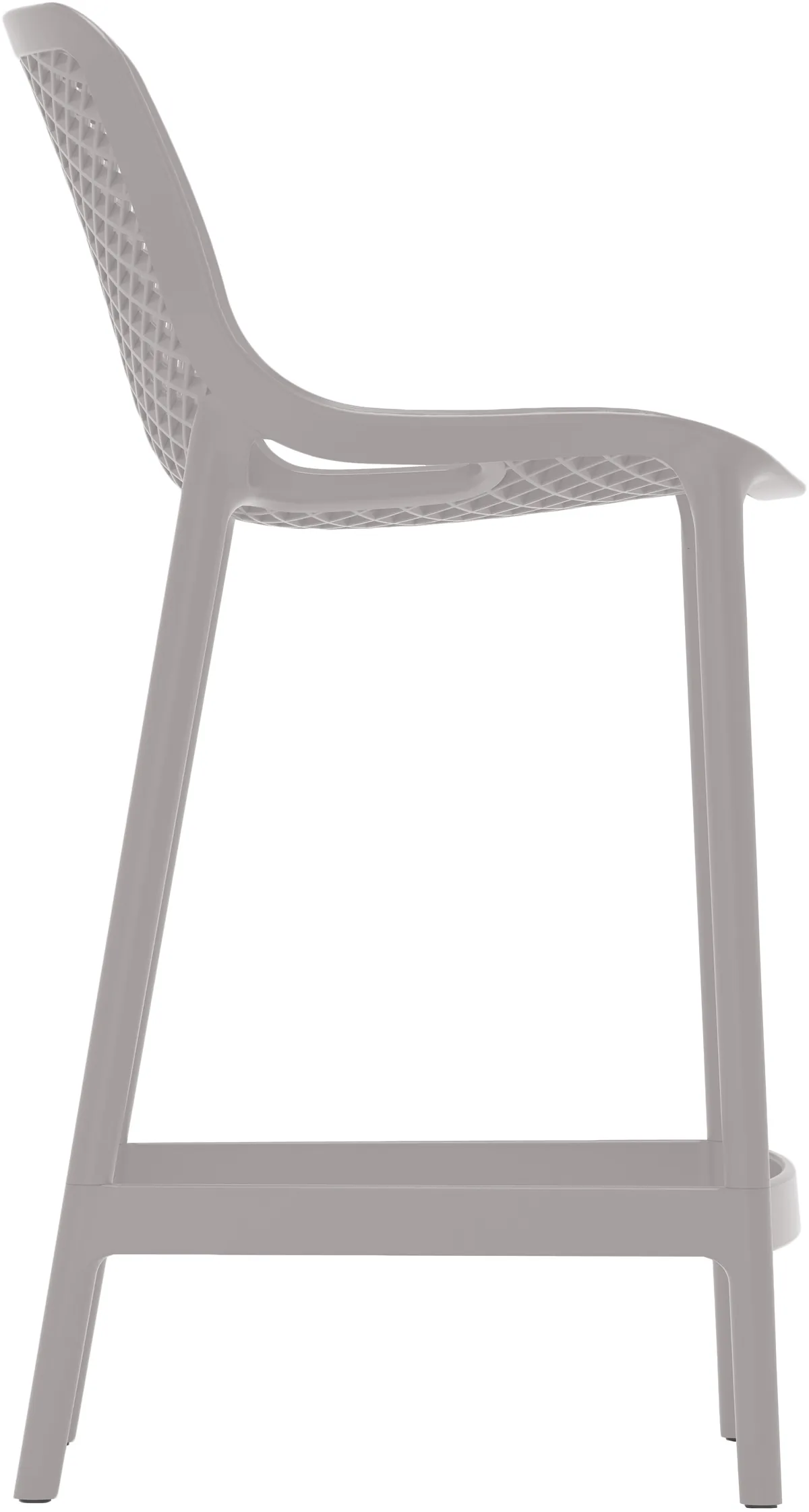 Mykonos - Outdoor Patio Stool (Set of 4) - Gray