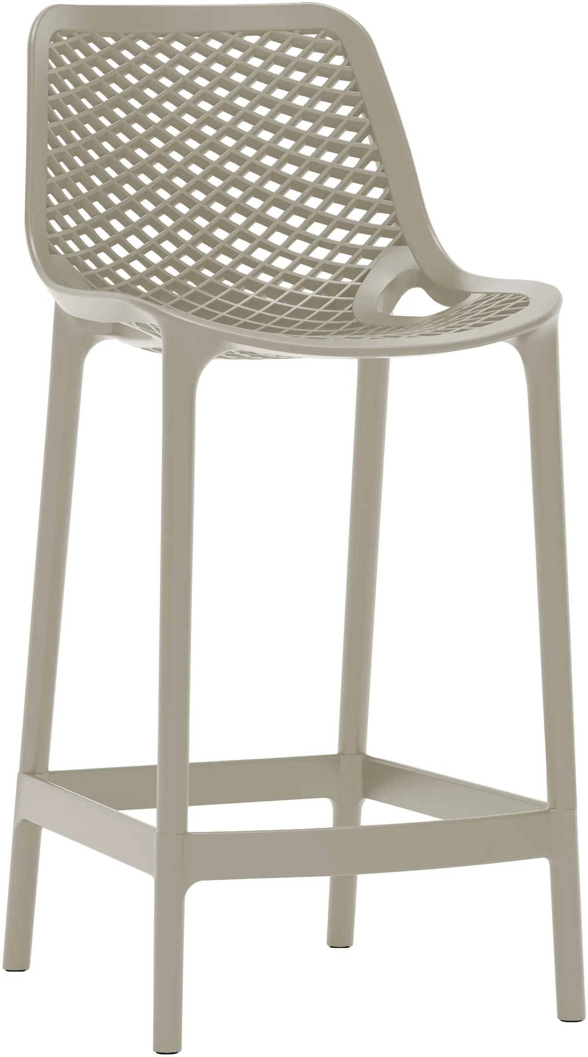 Mykonos - Outdoor Patio Stool (Set of 4) - Taupe