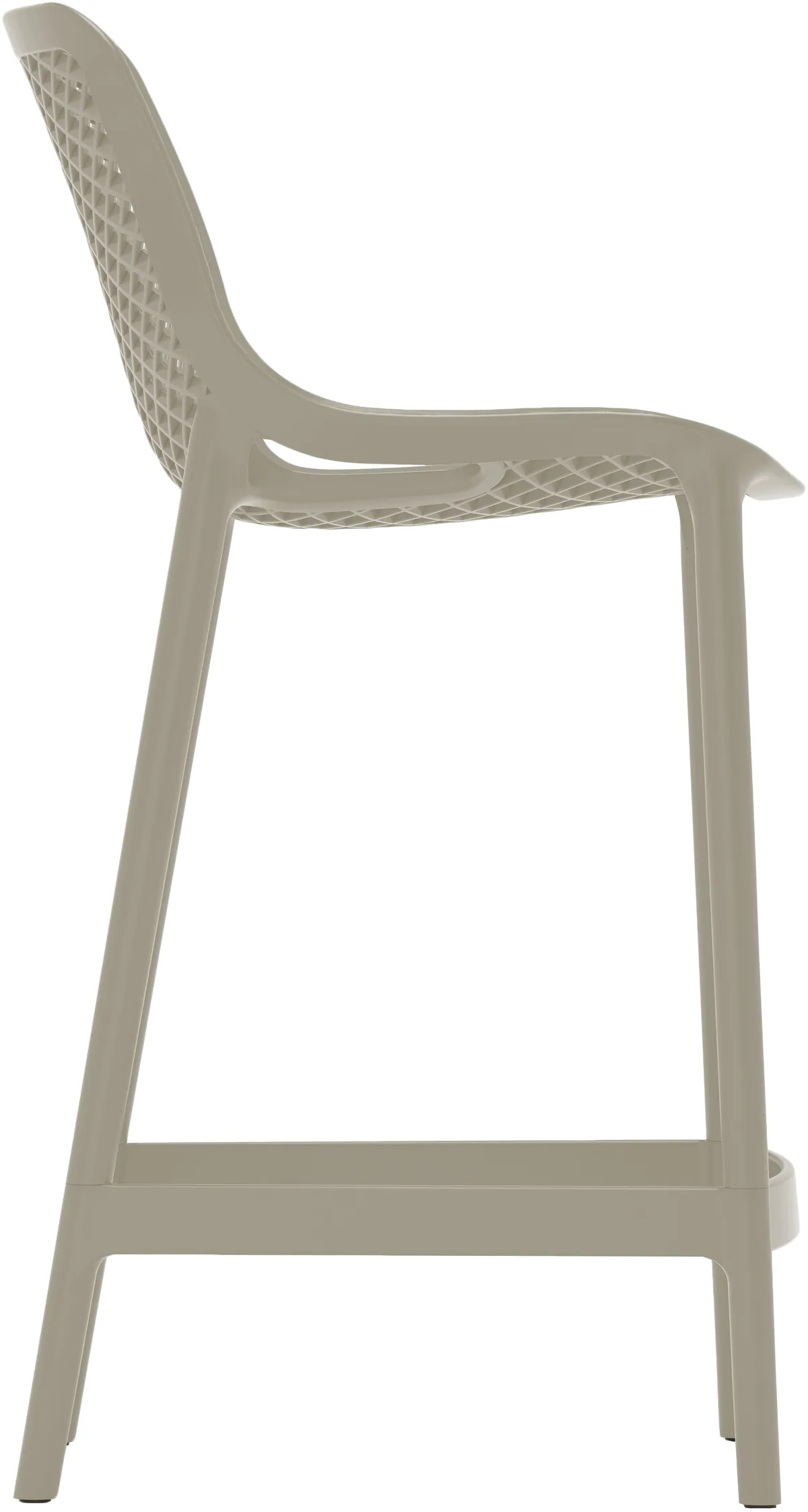 Mykonos - Outdoor Patio Stool (Set of 4) - Taupe