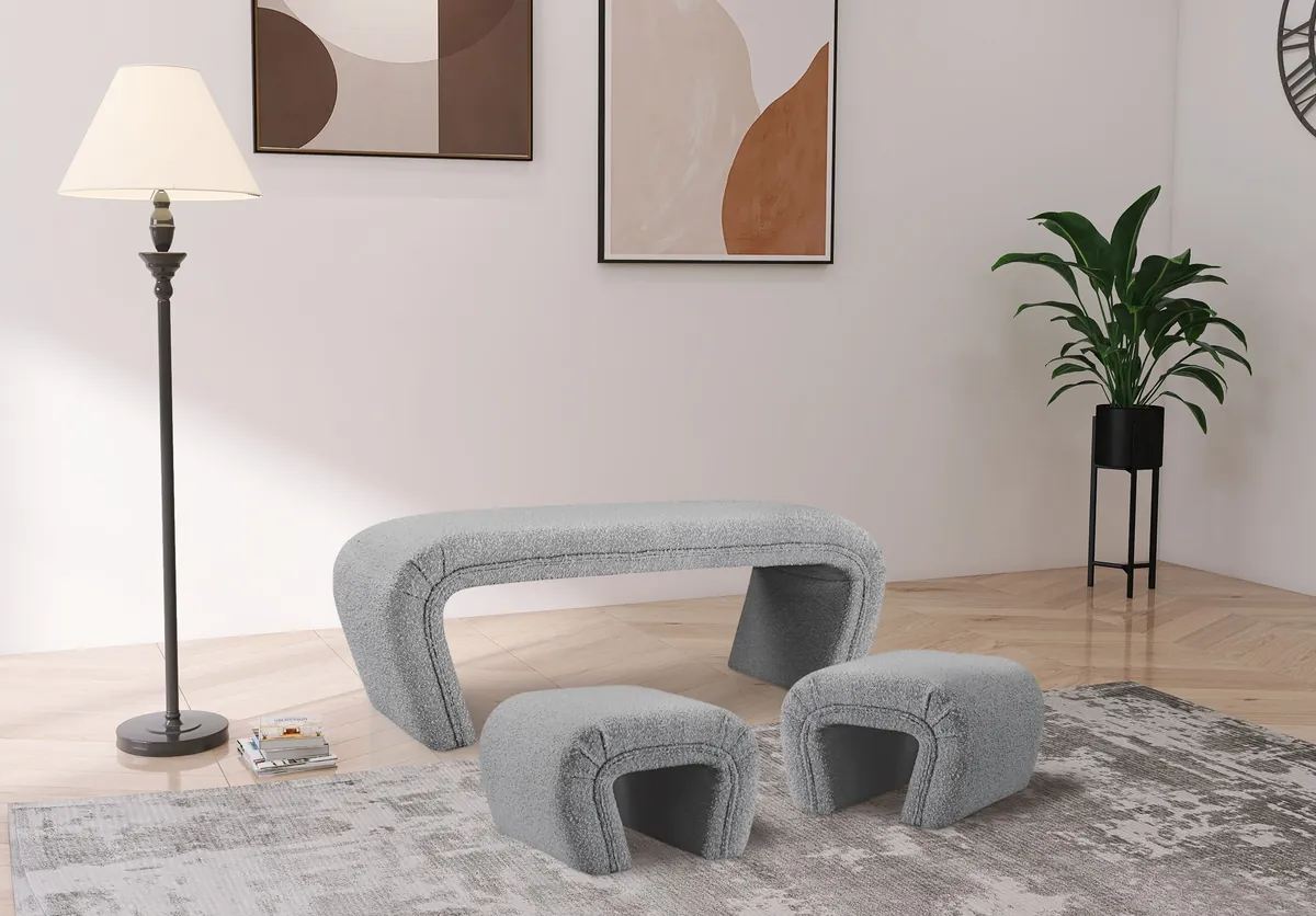 Odelia - Bench - Gray