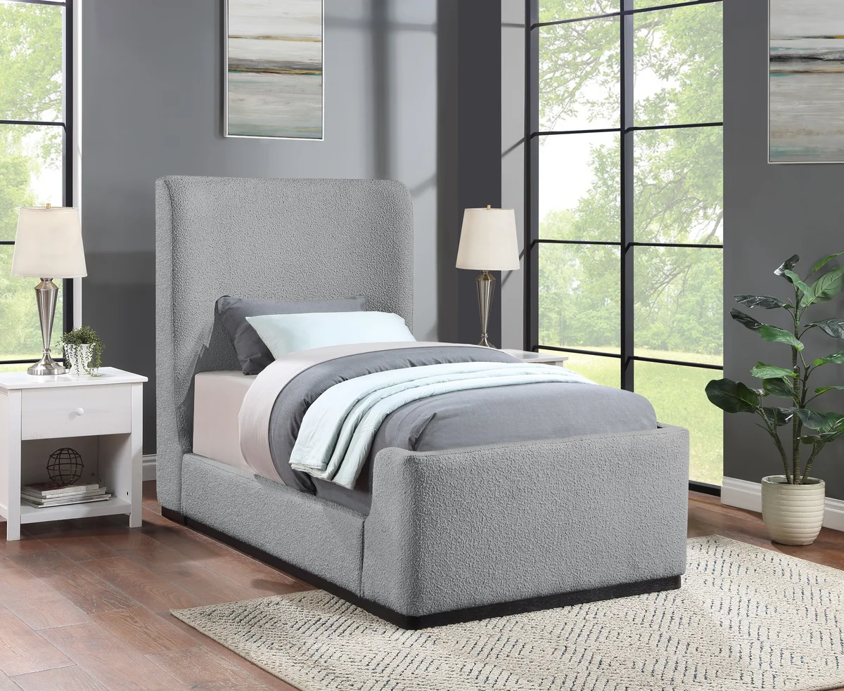 Oliver - Twin Bed - Gray