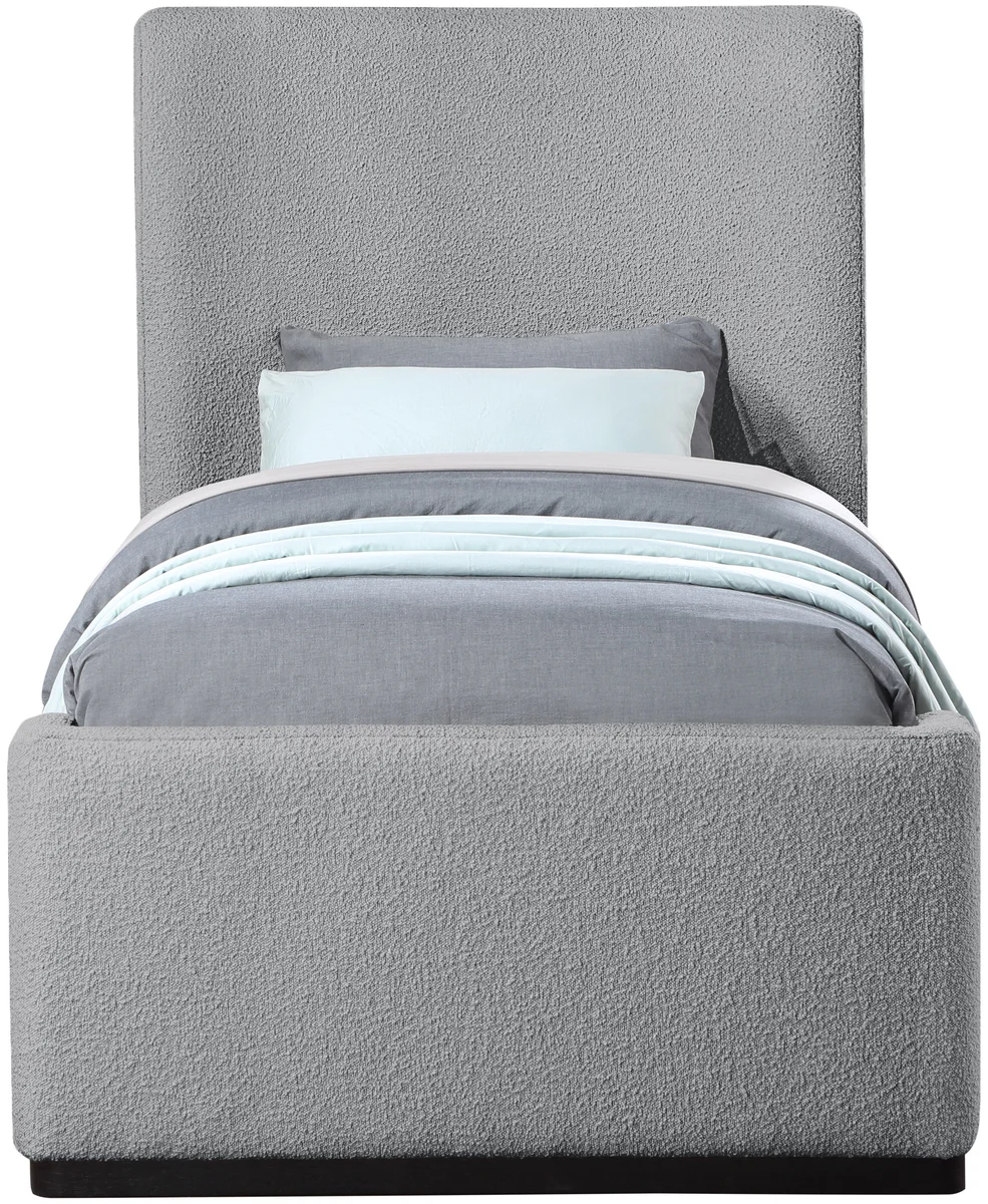 Oliver - Twin Bed - Gray