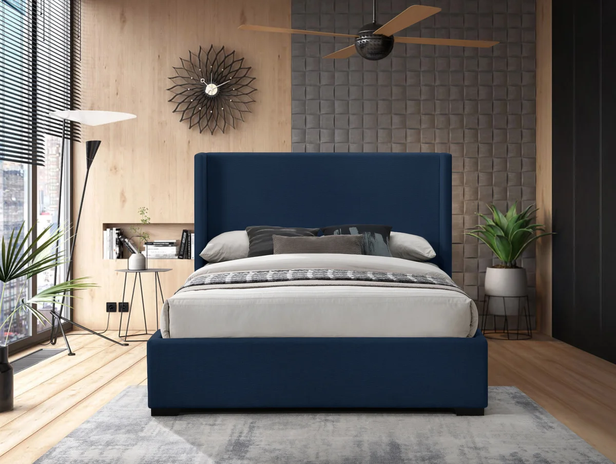 Oxford - Queen Bed - Navy