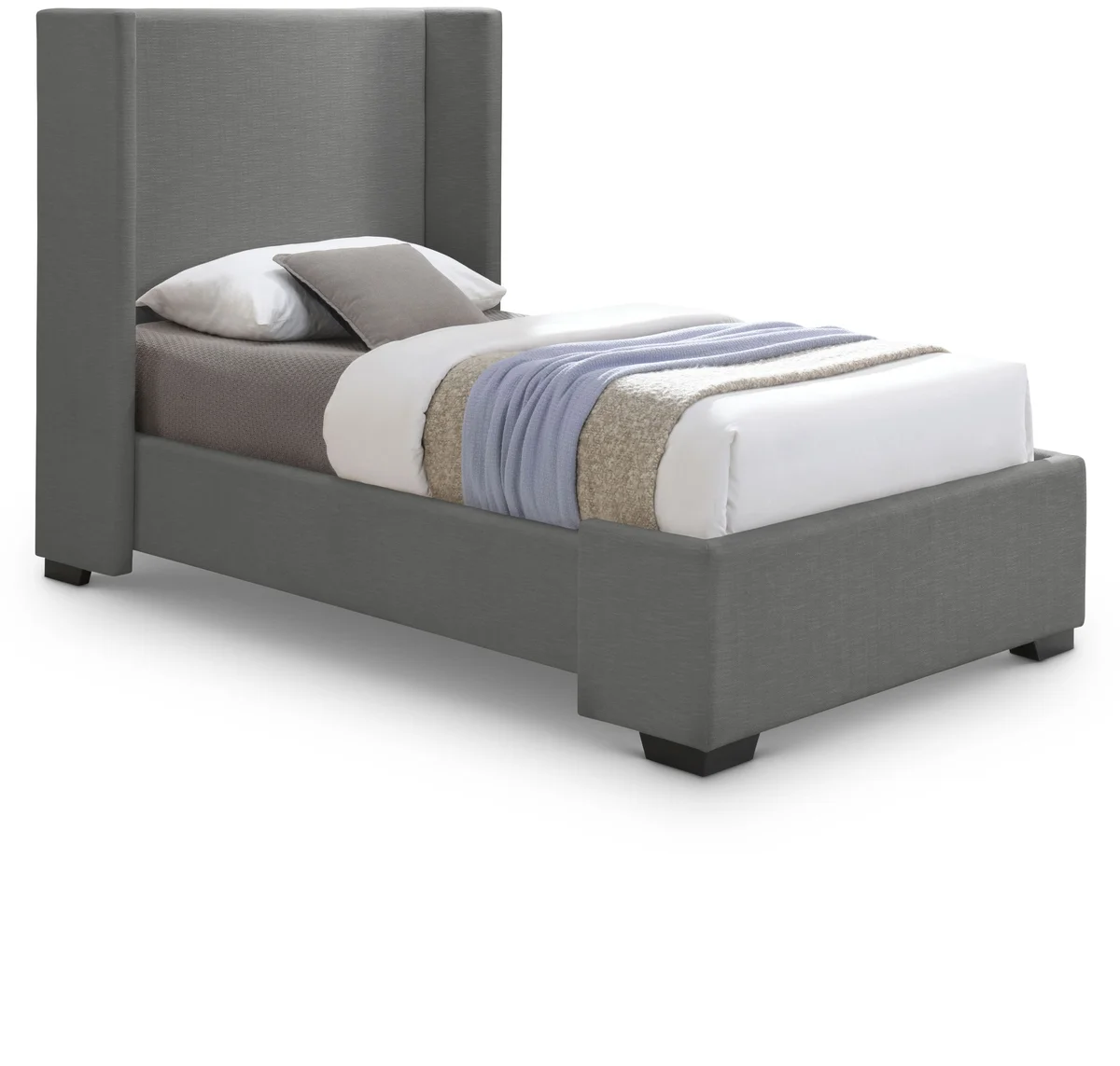Oxford - Twin Bed - Gray