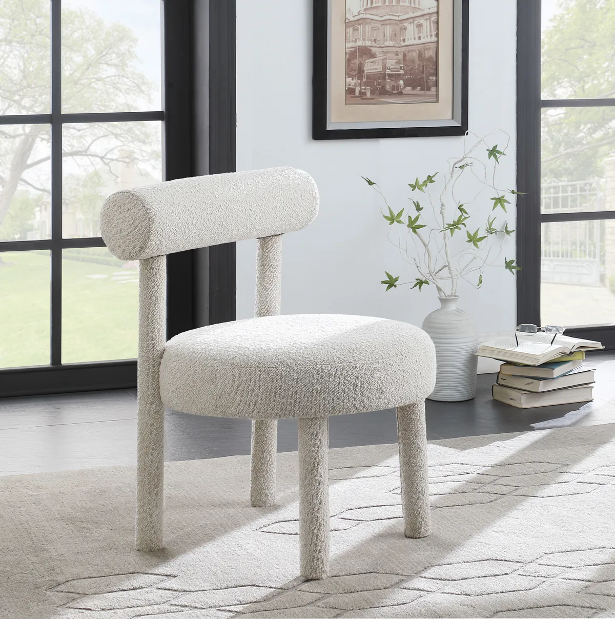 Parlor - Accent Chair - Cream - View 2